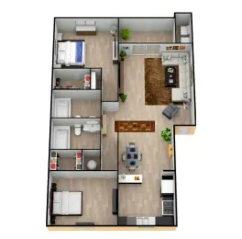The Majesty floor plan