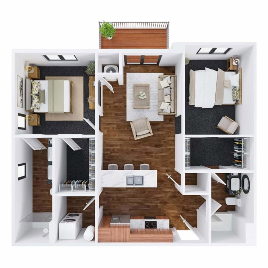 B2 floor plan