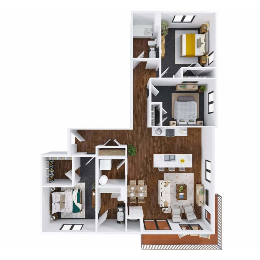C1 floor plan