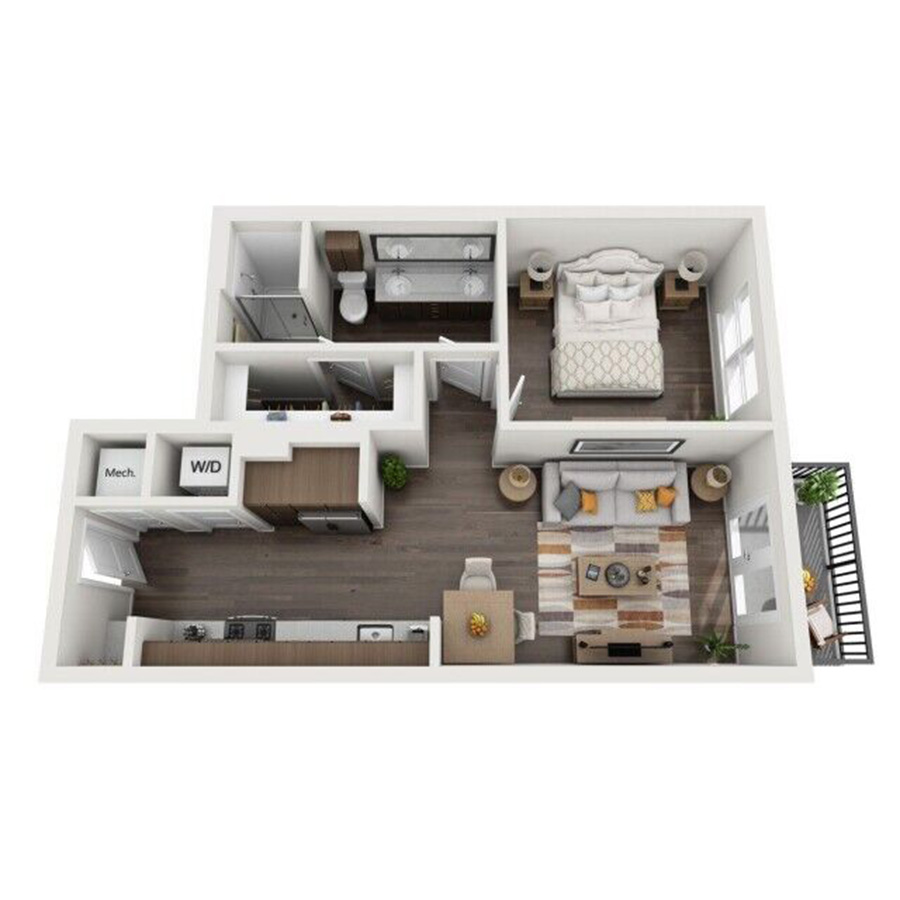 A2 floor plan