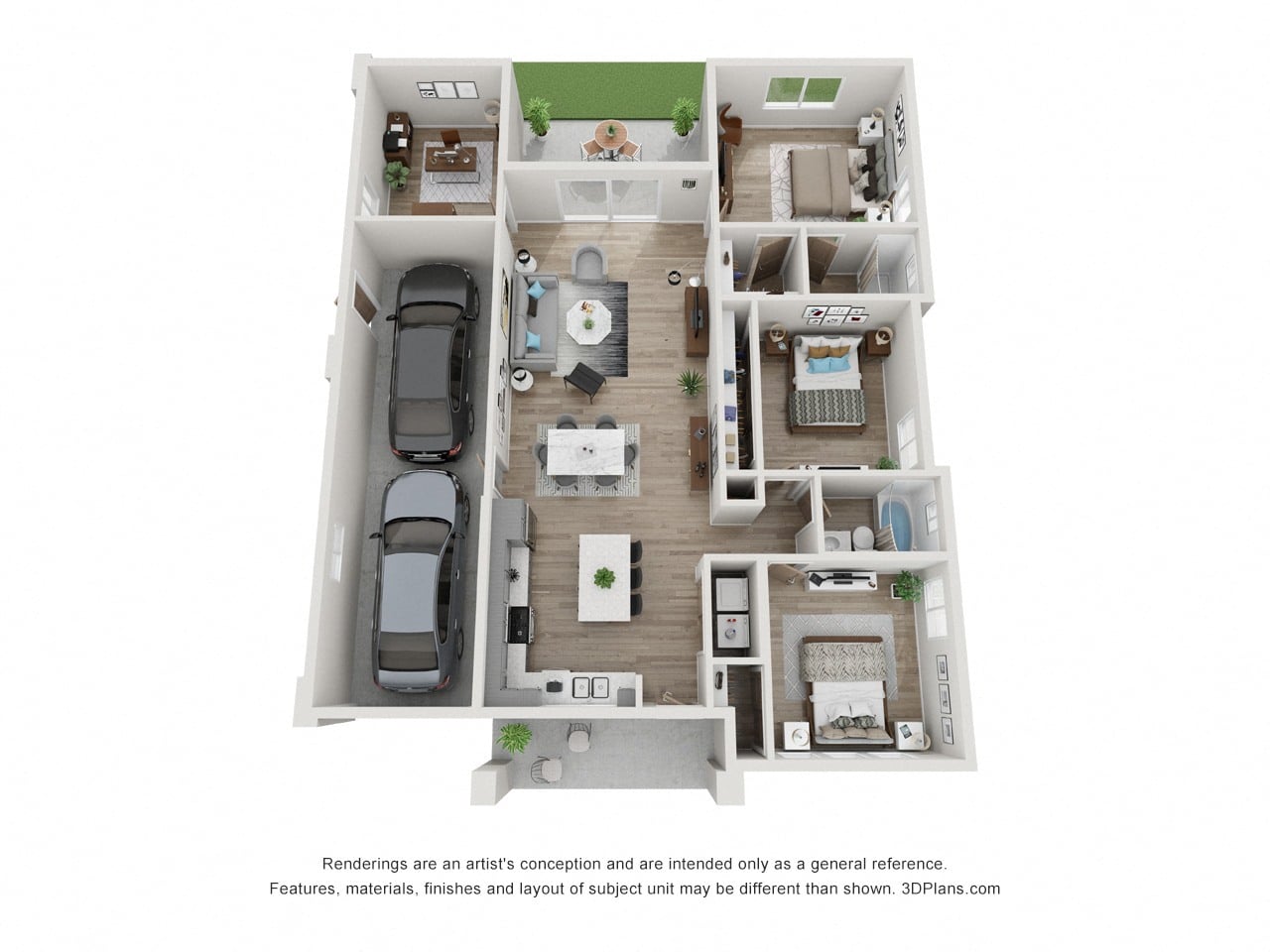 Villa C floor plan