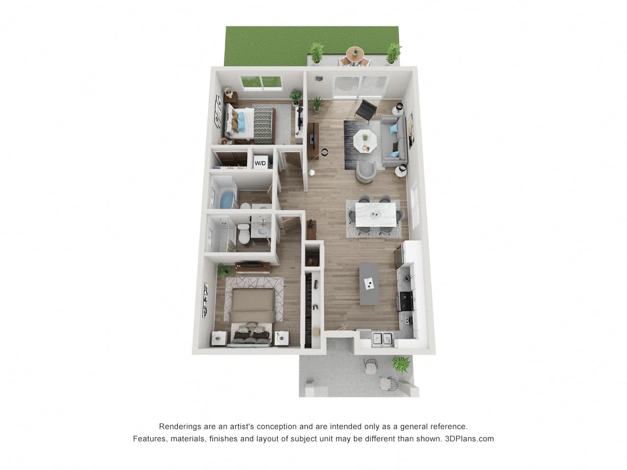 Villa F floor plan
