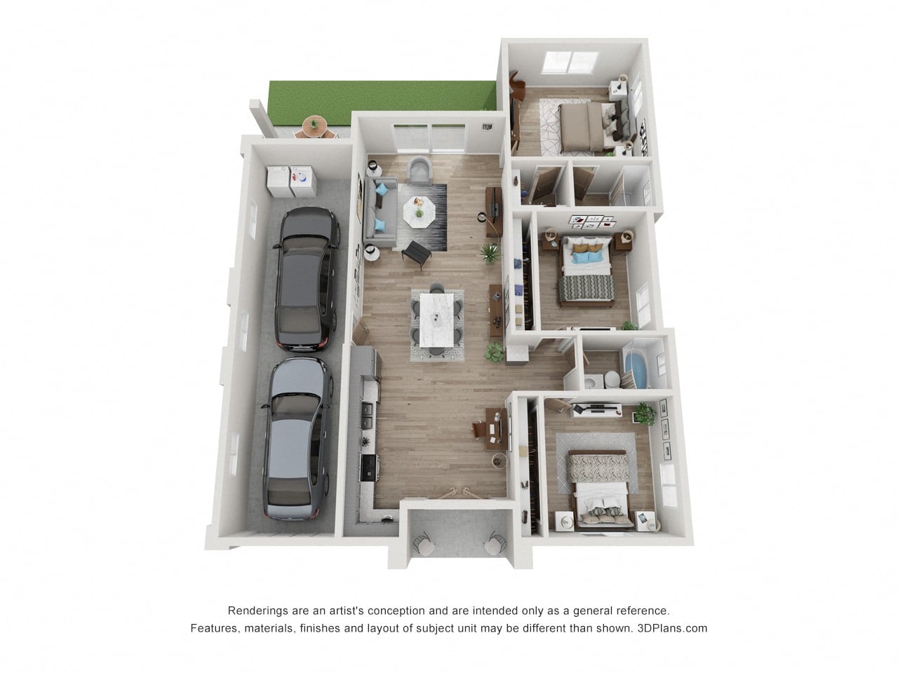 Villa B floor plan