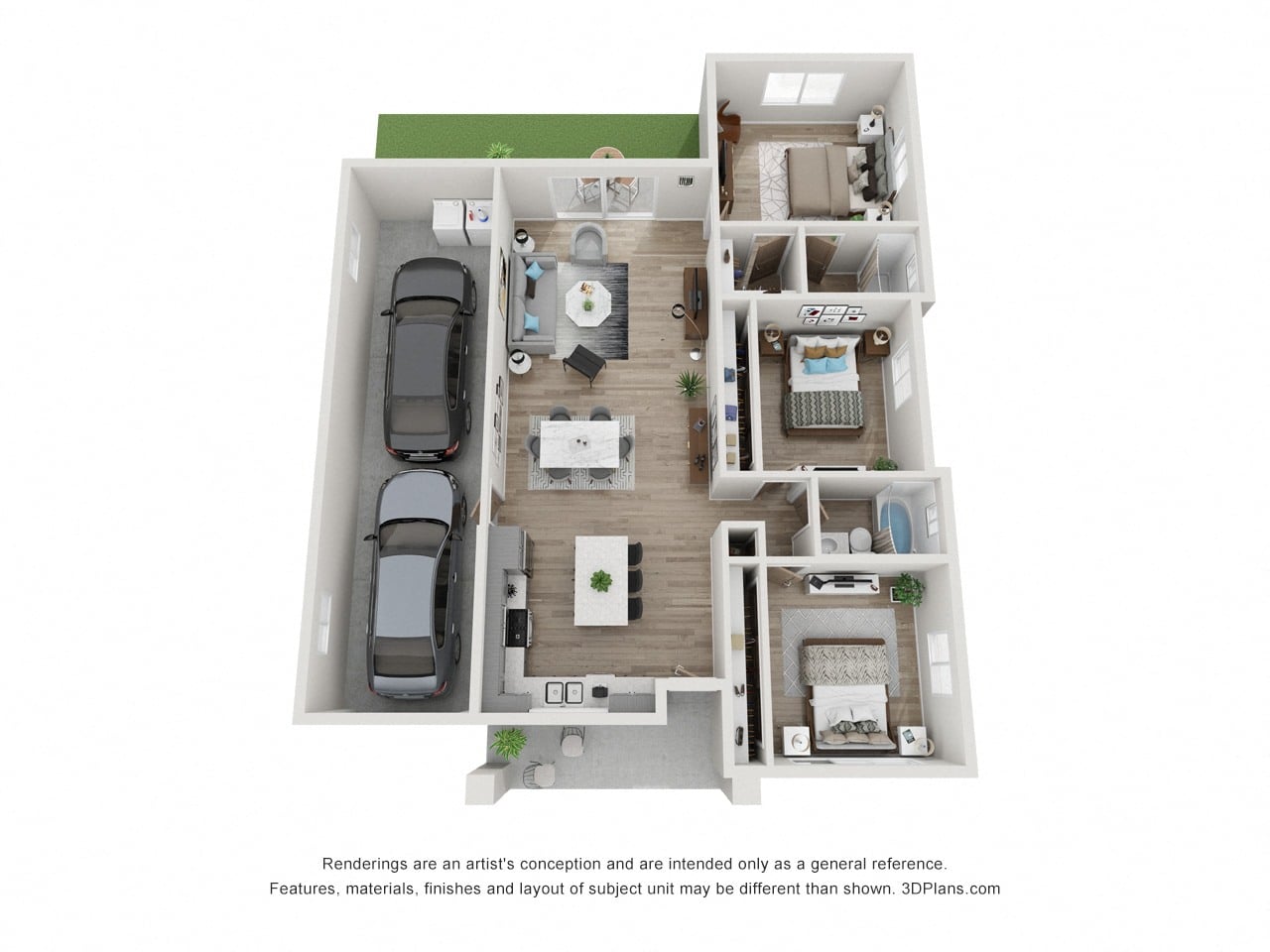 Villa E floor plan