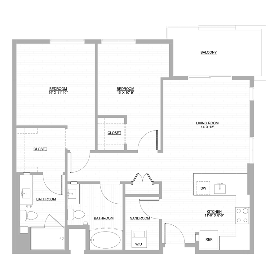 B2 floor plan