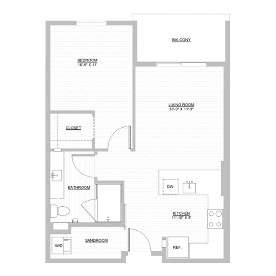A1.1 floor plan