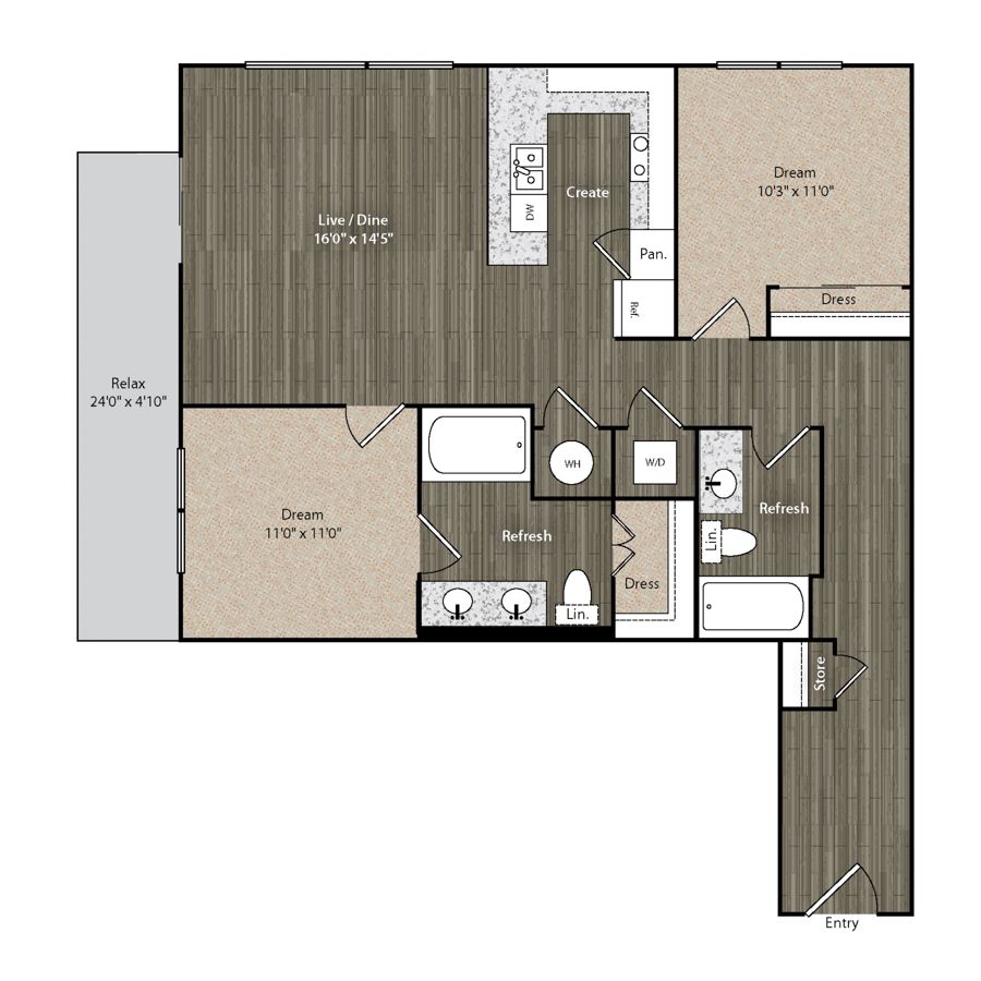 B2 floor plan