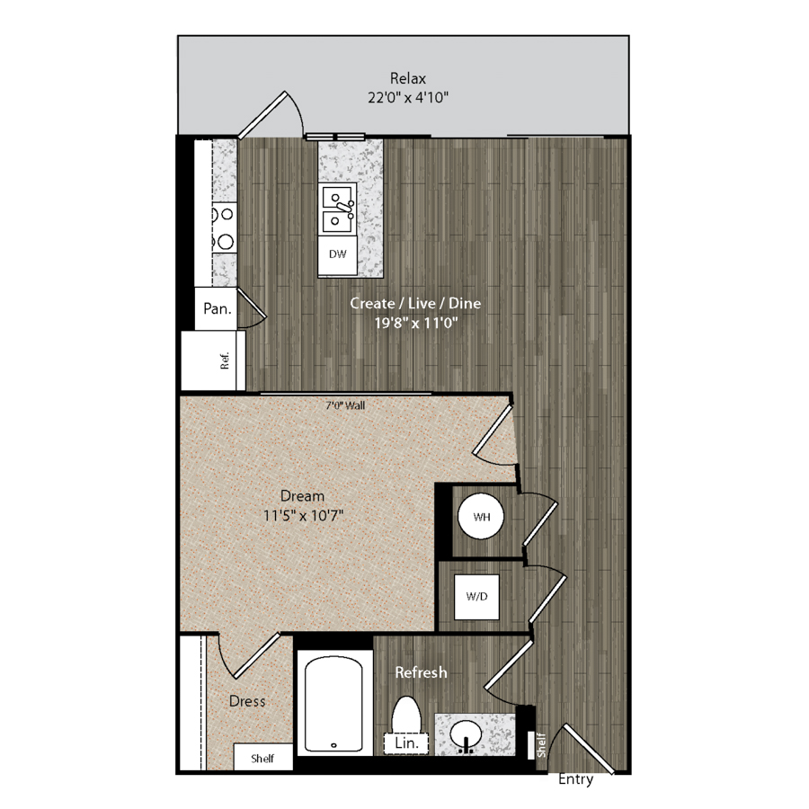 A1 floor plan