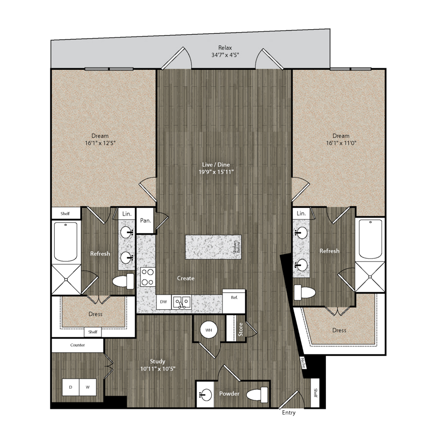 B6 PENTHOUSE floor plan