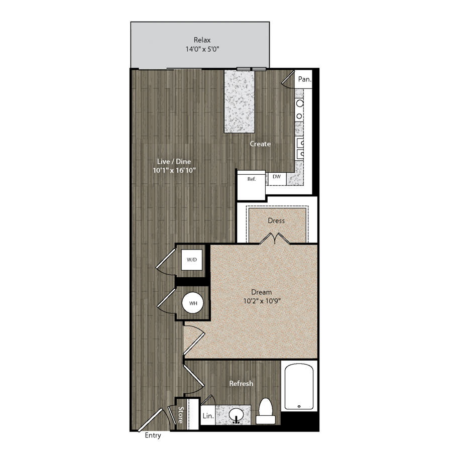 A2 floor plan