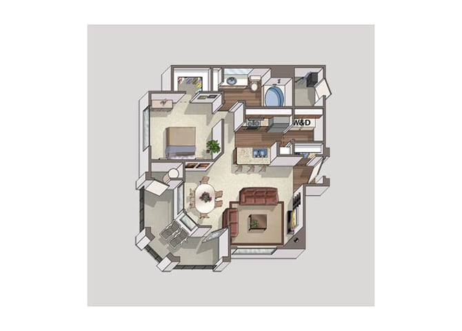 Copper floor plan