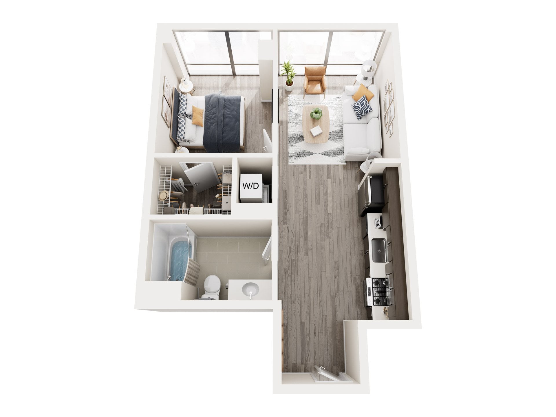 Unit N-0513 floor plan