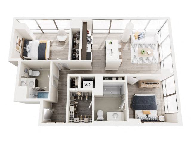 Unit S-0808 floor plan