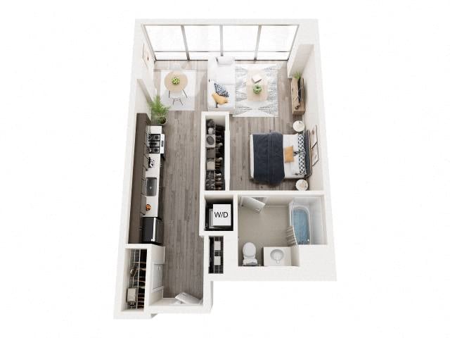 Unit S-1004 floor plan