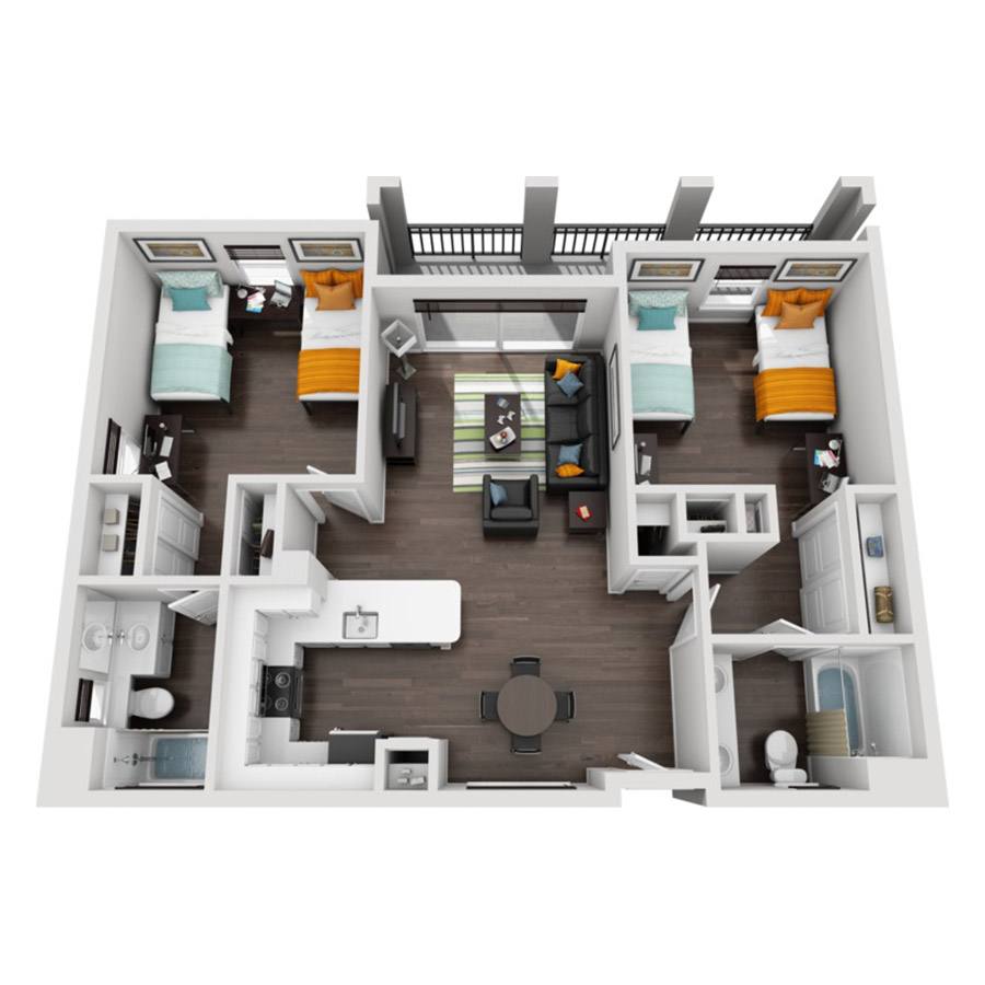 B6 floor plan