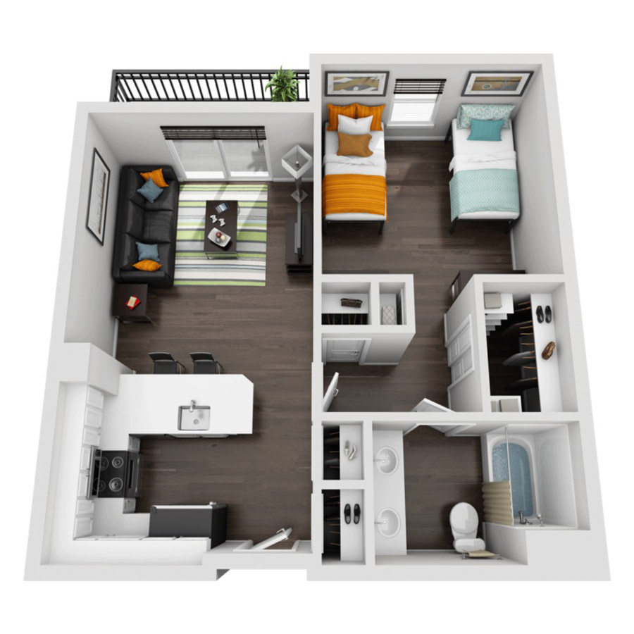 A1 floor plan