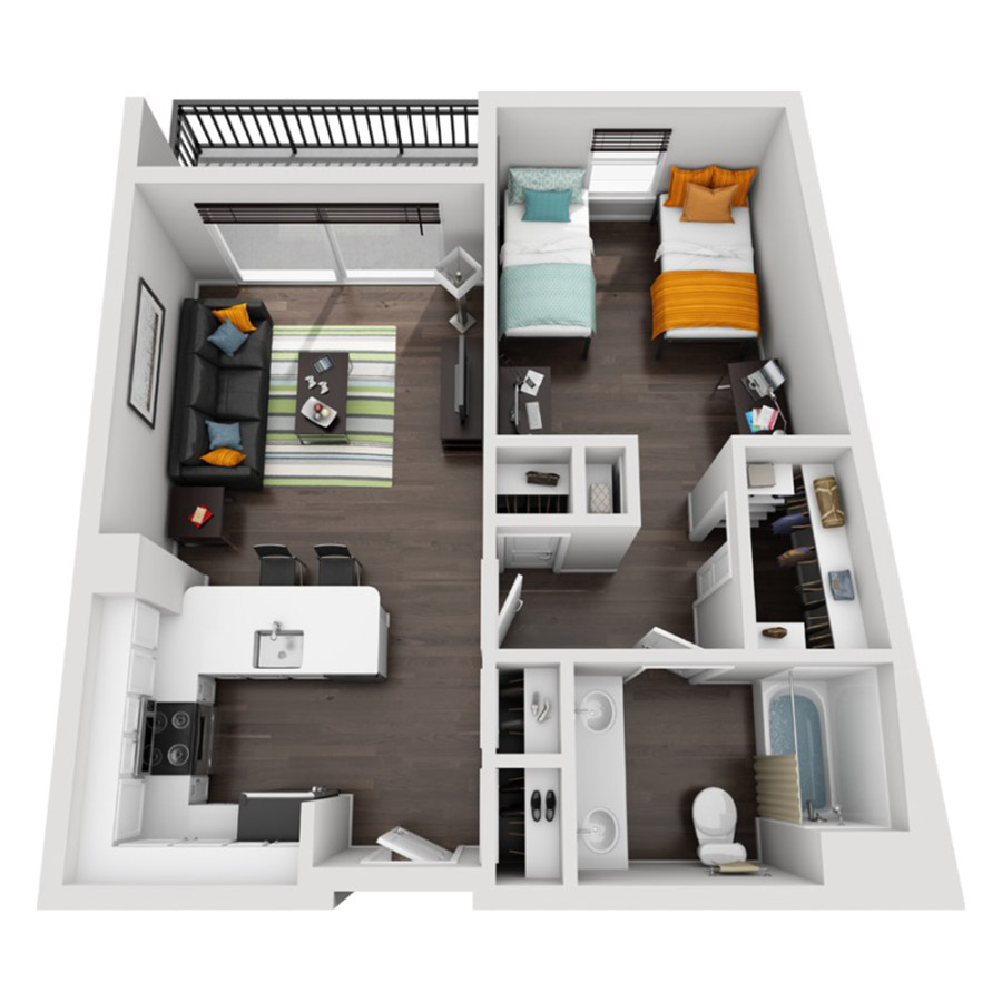 A2 floor plan