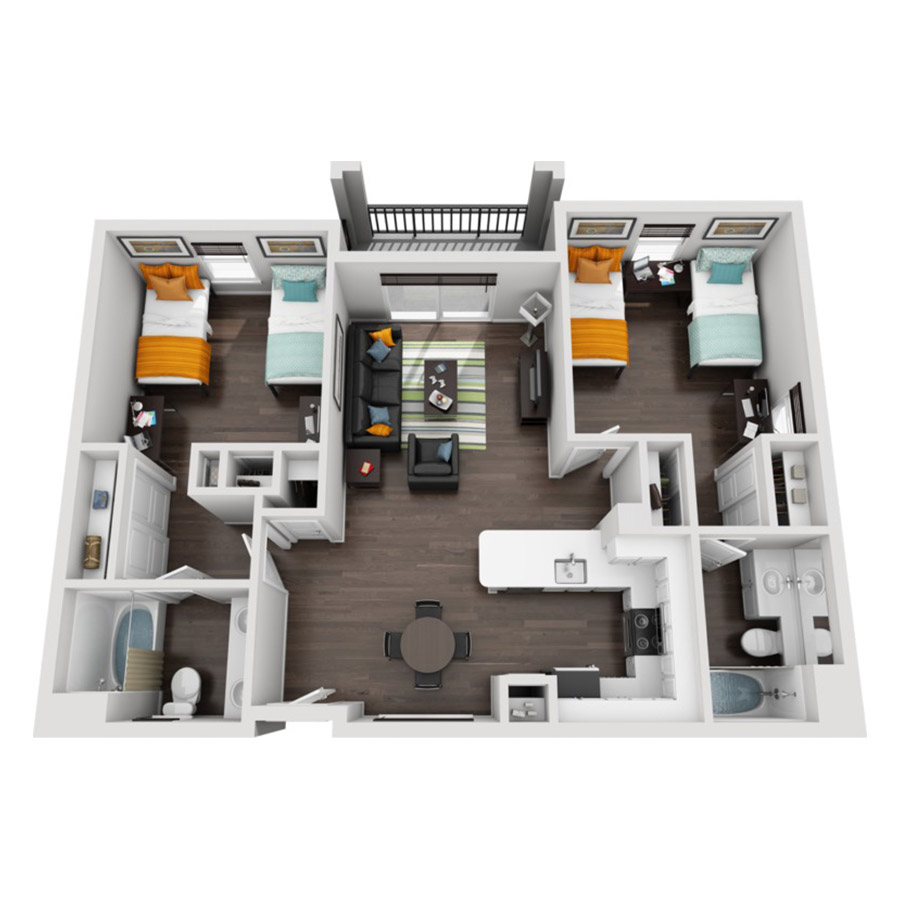 B4 floor plan