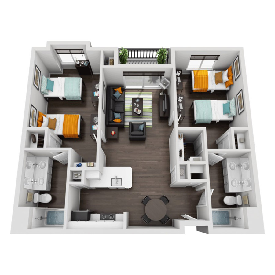 B2 floor plan