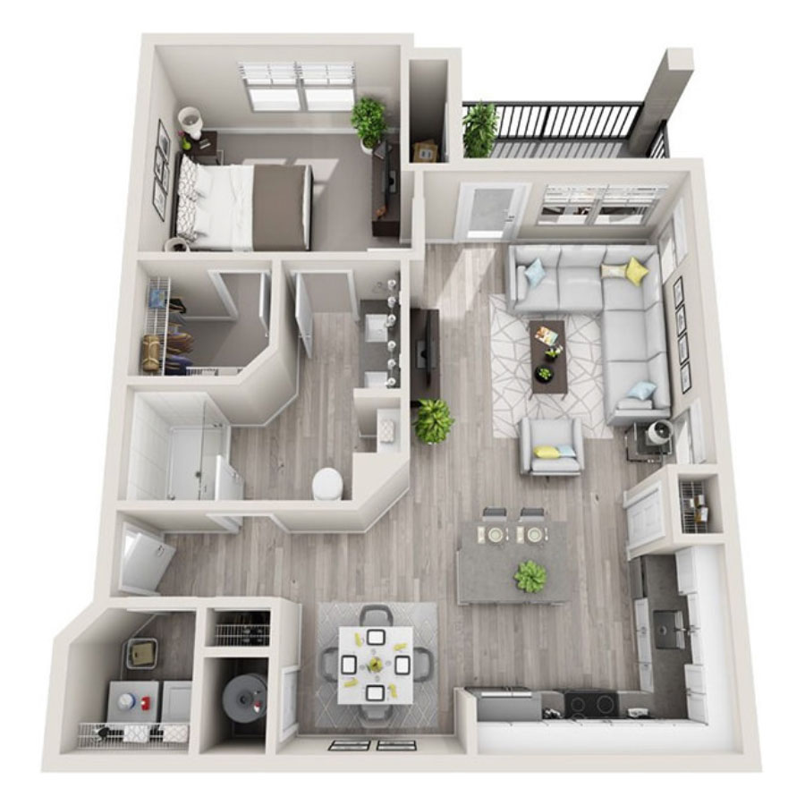 A2 floor plan