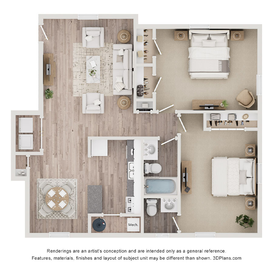 Garden B floor plan
