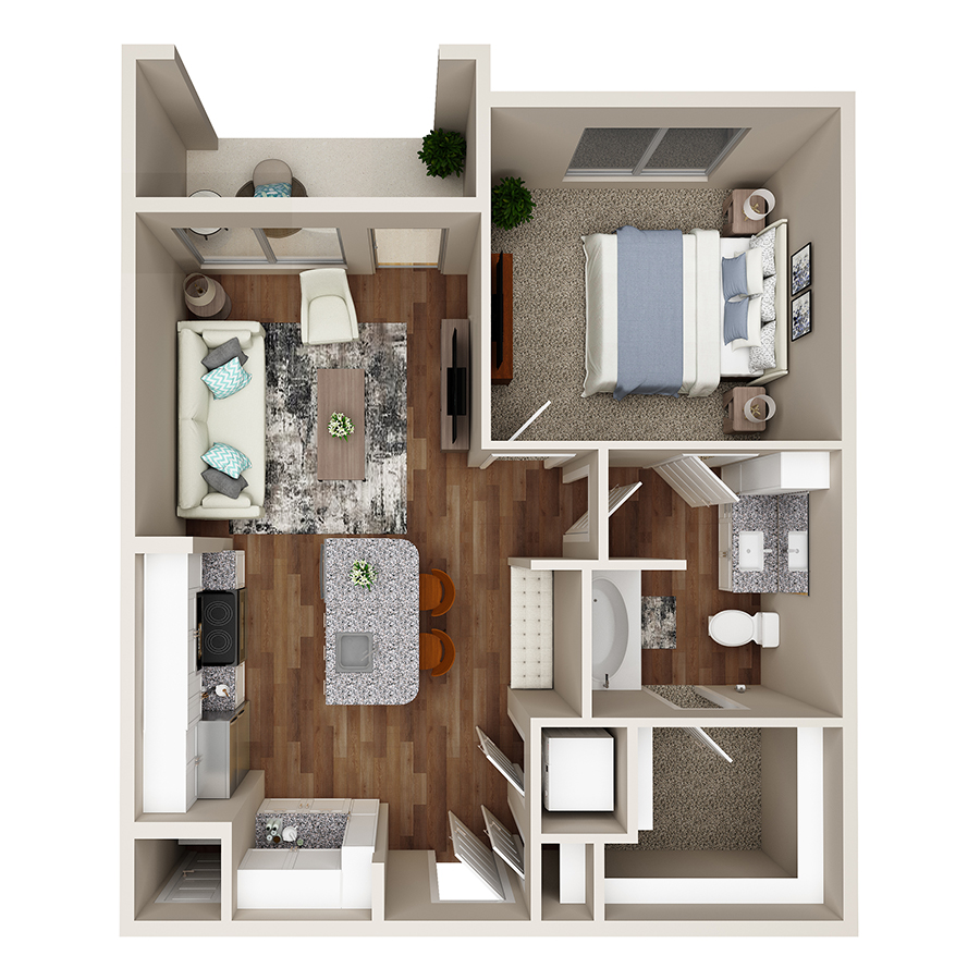 A2 floor plan