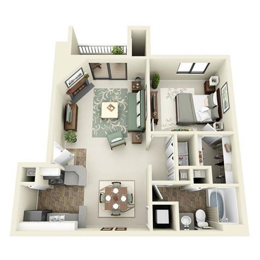 A1 floor plan