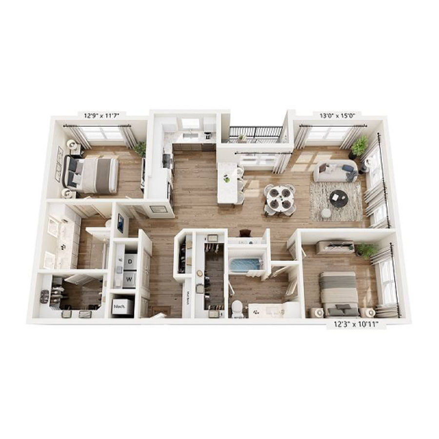 B2 floor plan