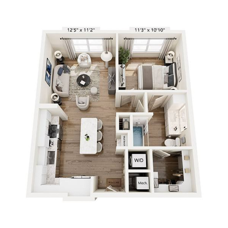 A2 floor plan