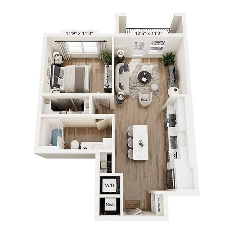 A1 floor plan
