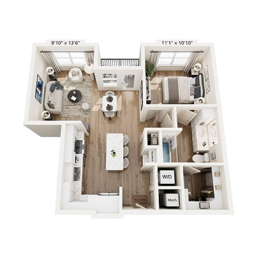 A6 floor plan