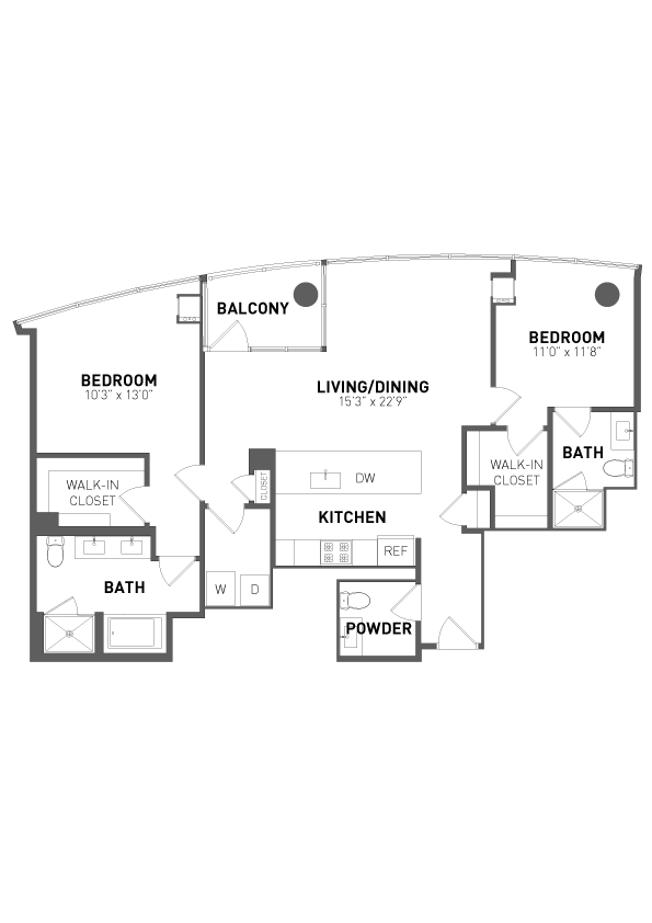 Unit 4602 floor plan