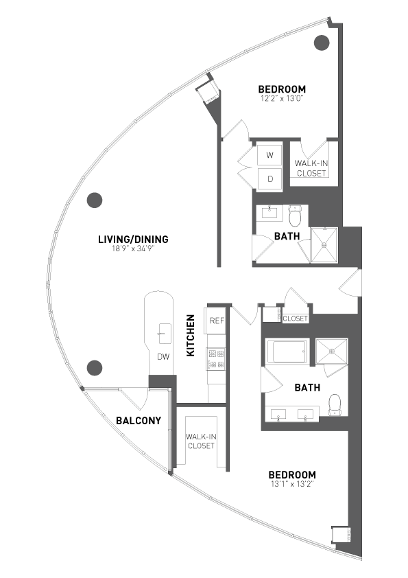 Unit 4301 floor plan