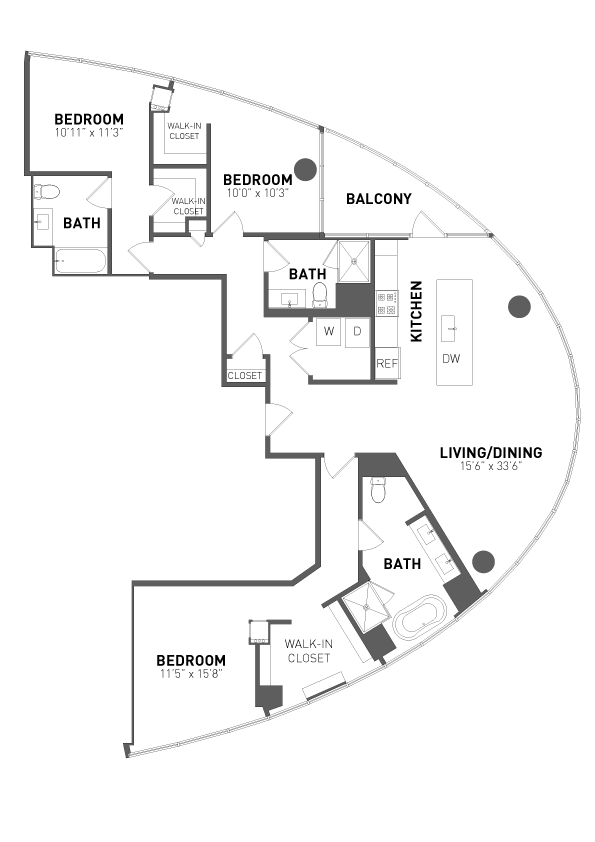 Unit 4203 floor plan