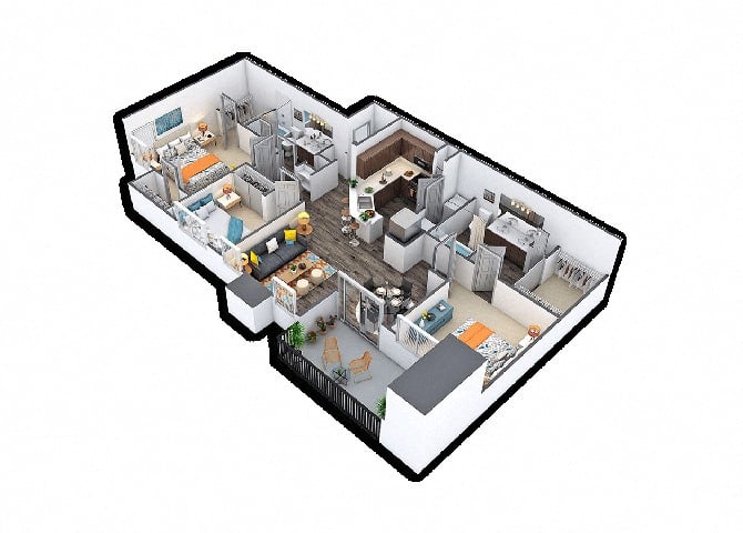 C1 floor plan