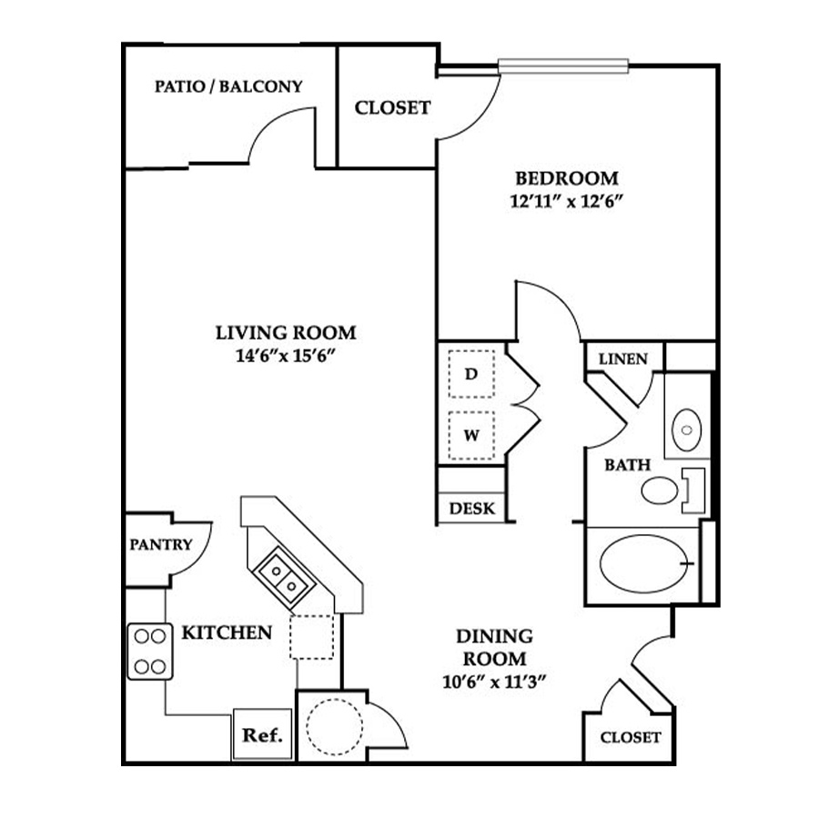Veranda floor plan