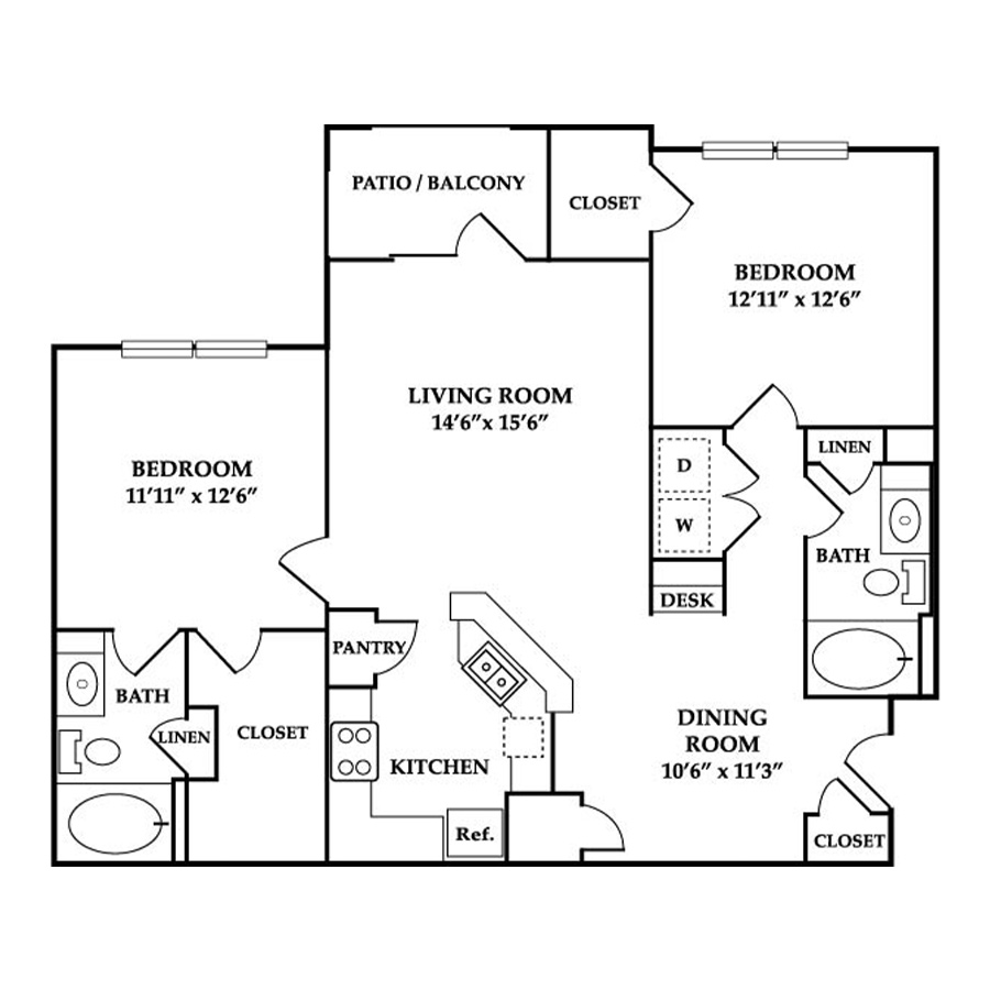 Georgian floor plan