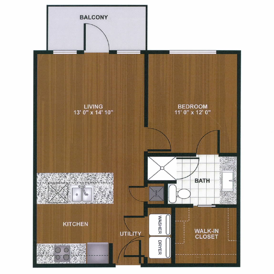 A2 floor plan