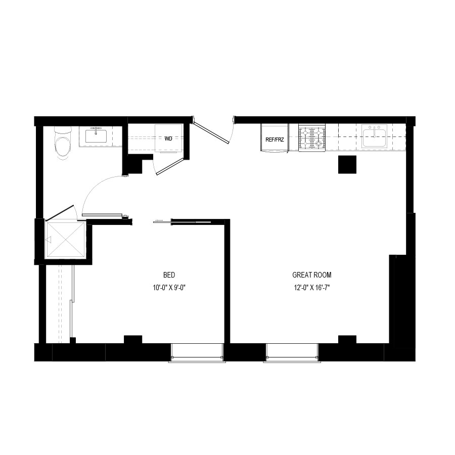 Unit 342 floor plan