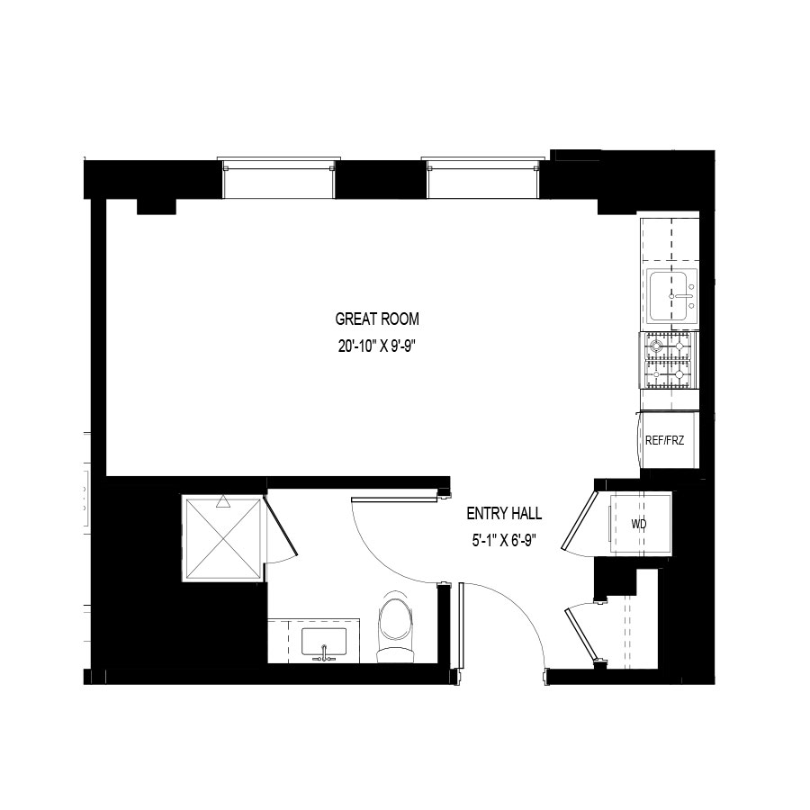 Unit 422 floor plan