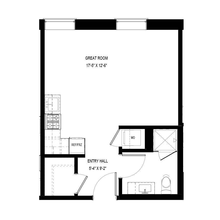 Unit 309 floor plan