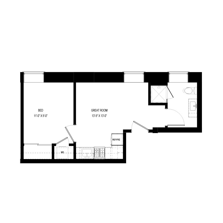 Unit 333 floor plan