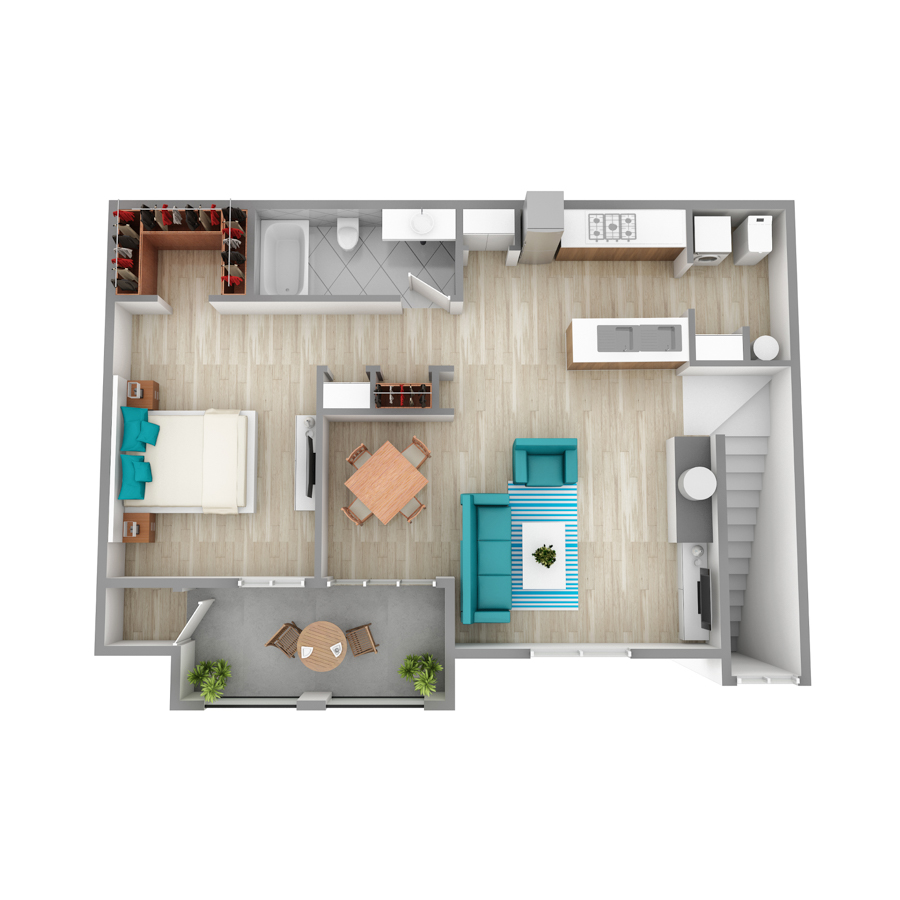 A1C floor plan