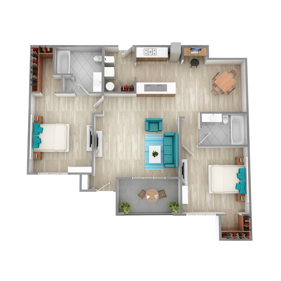 B2B floor plan