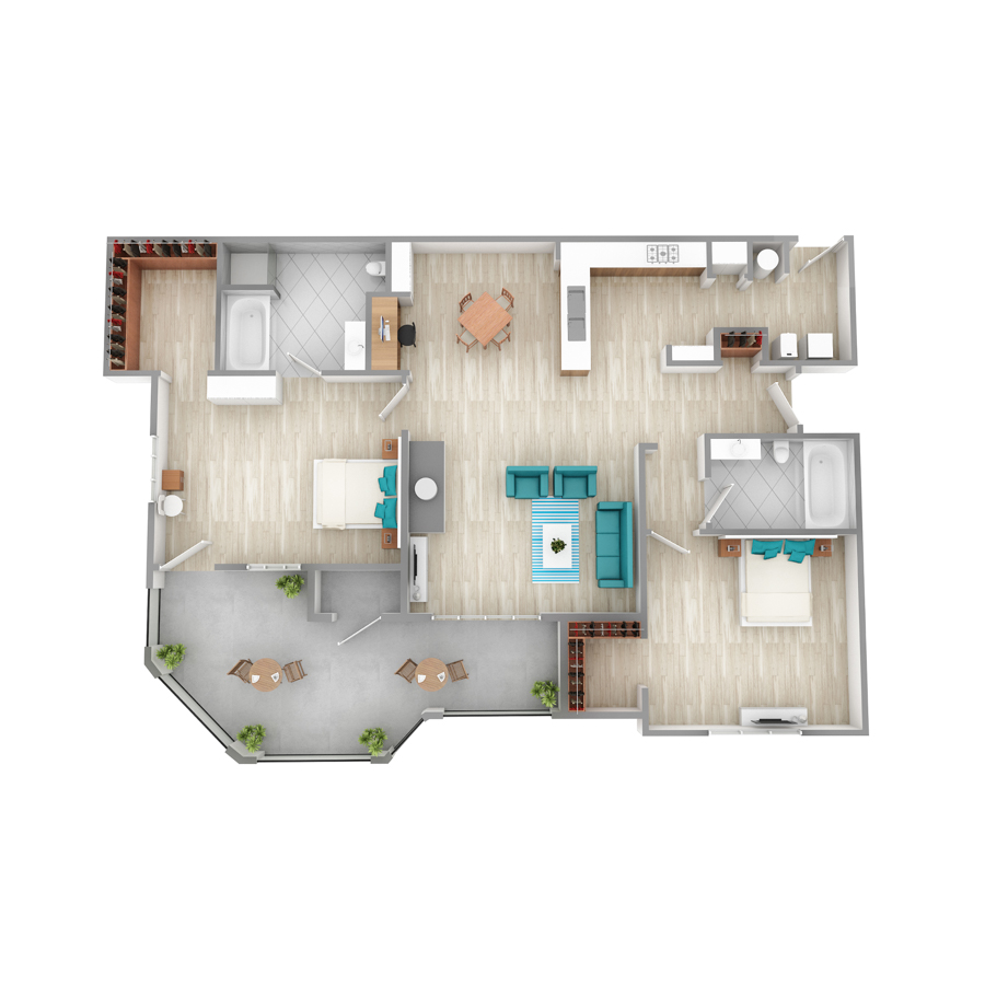 B2D floor plan
