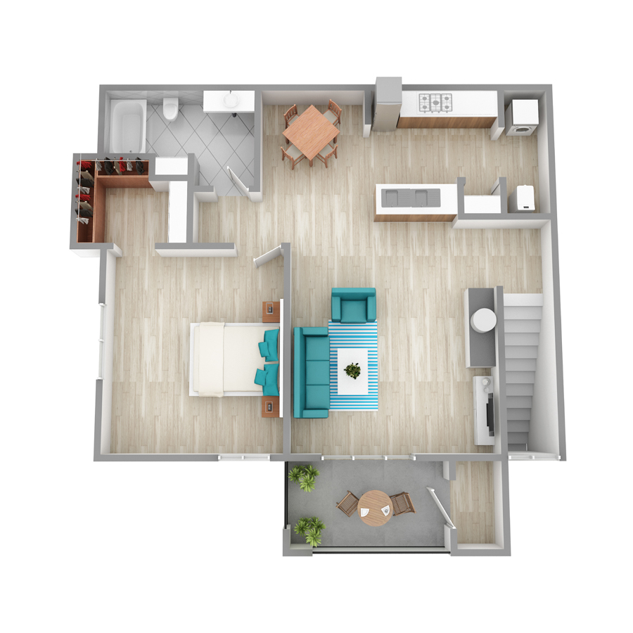 A1B floor plan