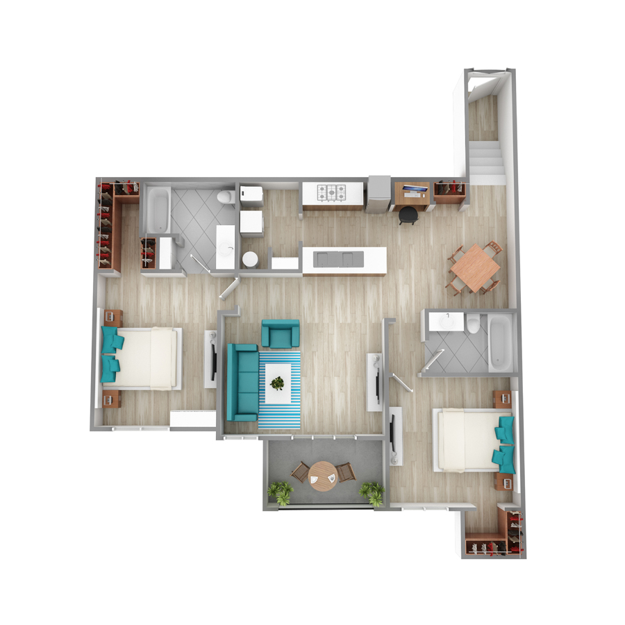 B2E floor plan