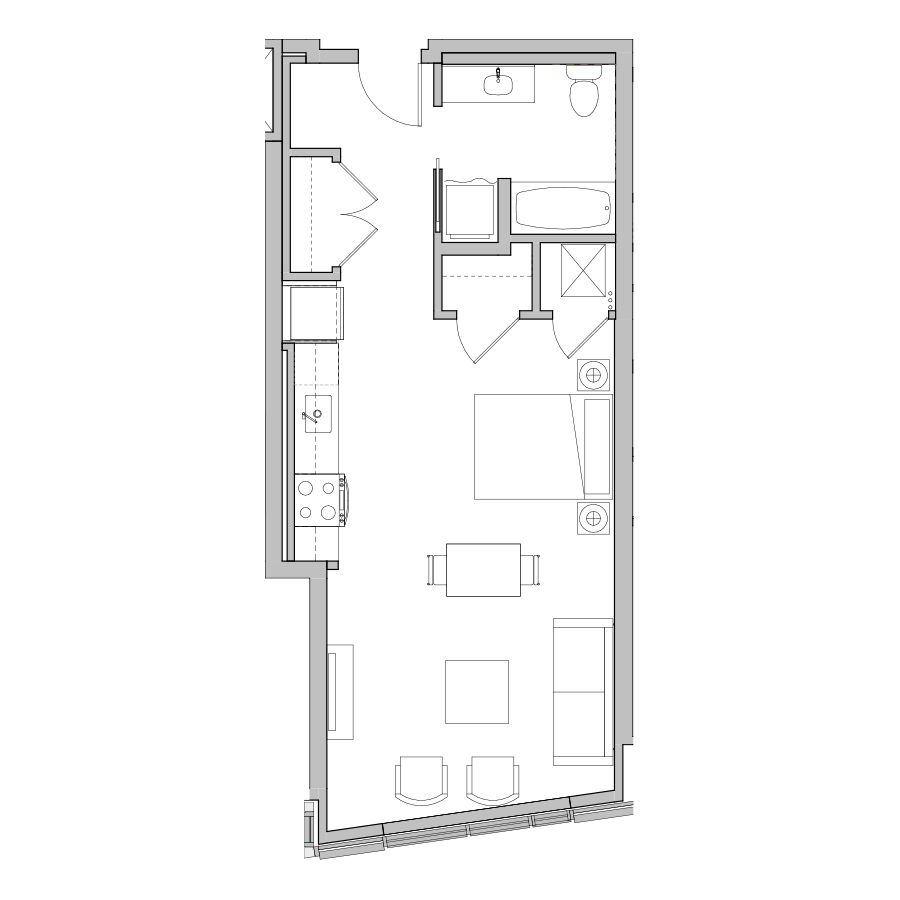 Studio-C floor plan