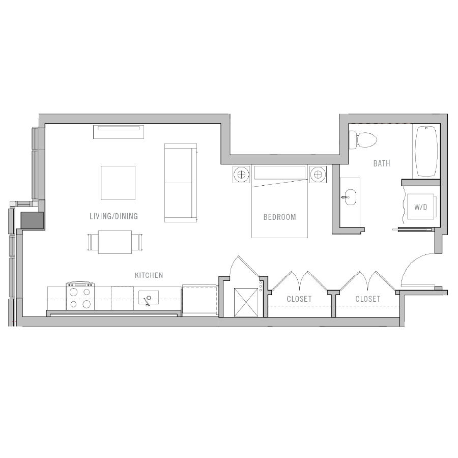 Studio-D2 floor plan