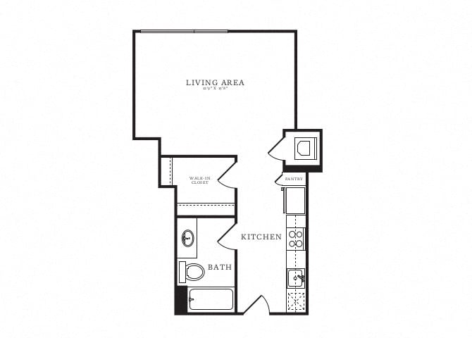 Studio-A2B floor plan